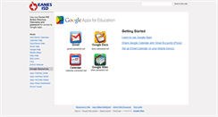 Desktop Screenshot of google.eanesisd.net