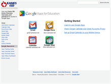 Tablet Screenshot of google.eanesisd.net